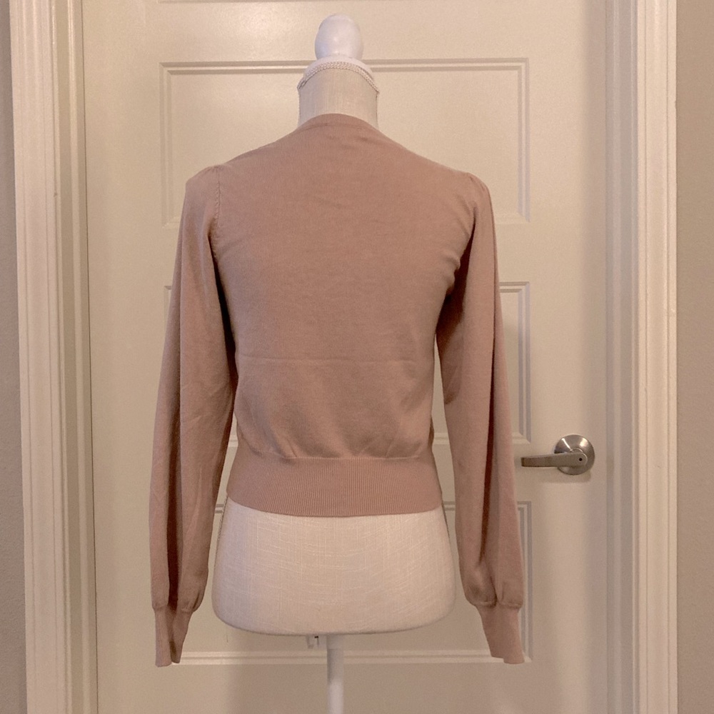 ⭐️NWOT⭐️ [debut] Taupe Button Down Cardigan - M/L - Picture 4 of 4